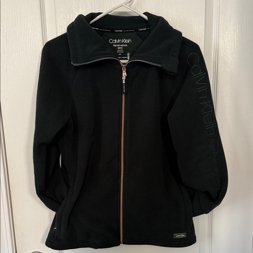 Calvin Klein Dark Green Zip-Up Jacket